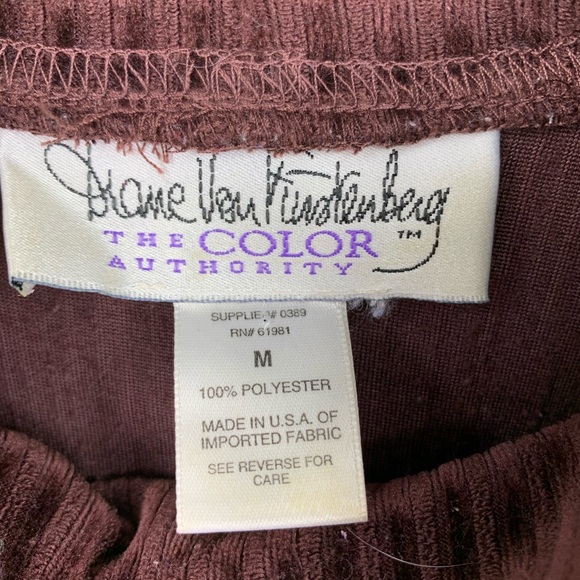 Diane Von Furstenburg Vintage Medium Top Tunic - Picture 5 of 6